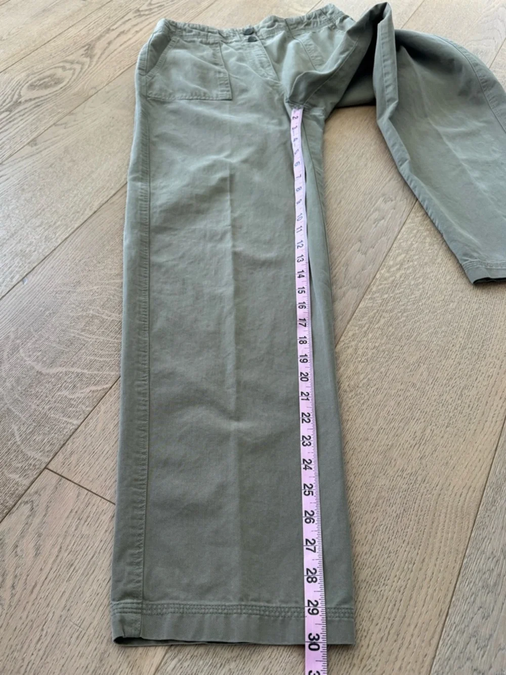 Talbots Straight Leg Chino Pants in Olive Green Size 6